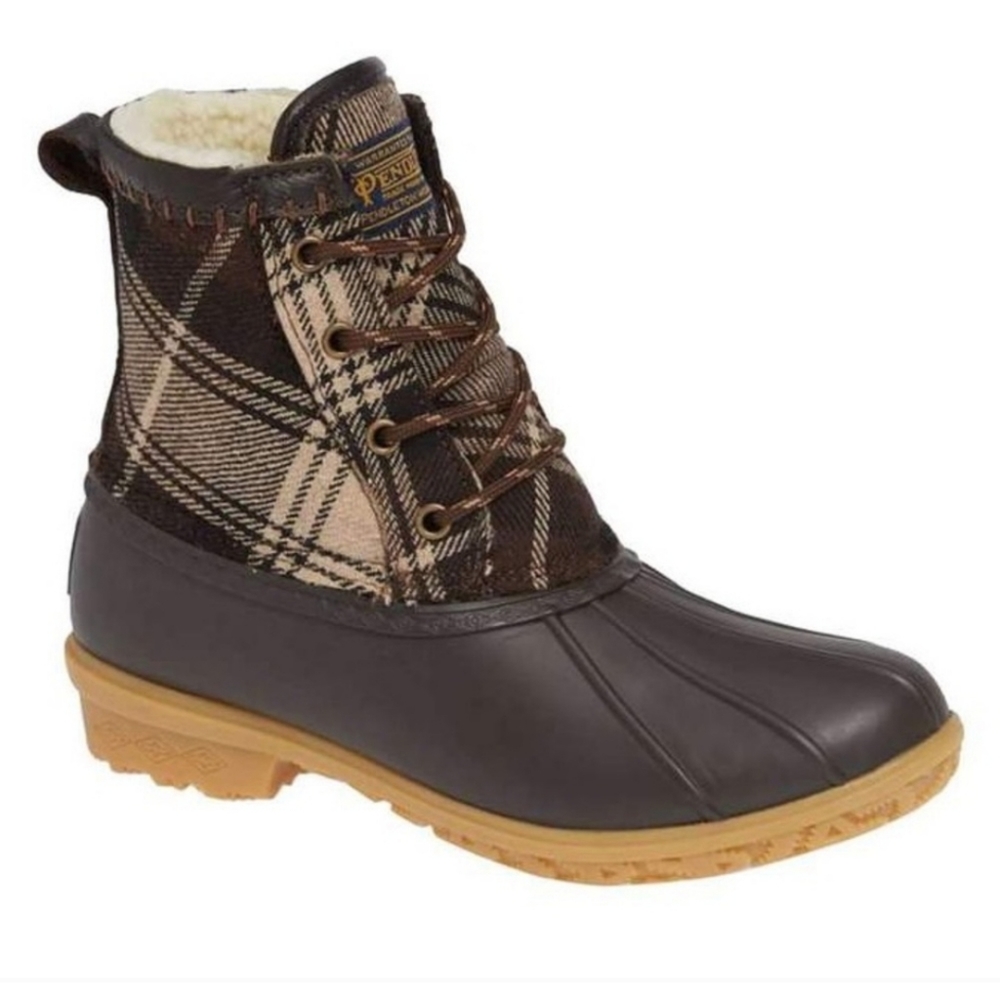Pendleton Plaid Duck Boots
